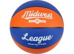 Midwest Basketball League In Gomma Blu-Arancio Taglia 3 Per Club