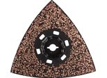 Makita Riff Piastra Per Smerigliare, Fresare, Raschiare, 116 Mm Starlock Max - K20 - Hm / Riff - MAM015 - Malta / Collante Per Piastrelle / Calcestruzzo