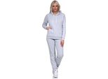 Tuta Da Jogging Da Donna Con Cappuccio; Grigio XL/42