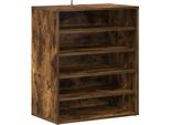 Vidaxl Scarpiera In Rovere Fumé 60X35X70 Cm Materiale A Base Di Legno