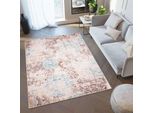 Tappeto Tapiso Toscana Moderno Blu Beige Soggiorno OEKO-TEX 160 X 230 Cm