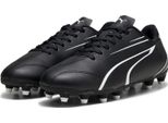 Puma Vitoria Bambini Scarpe Da Calcio Fg/Ag Nero / Bianco Dimensioni 35,5