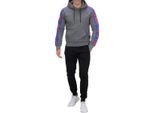 Tuta Da Jogging Da Uomo Tuta Sportiva Con Cappuccio, Grigio Scuro/Xxl