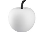 Casablanca Dekoobjekt, Apfel, "Portofino"", Keramik, Weiß, , H. 17 Cm, D. 16 Cm 32052"