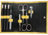 Set Per La Cura Delle Unghie 8 Pezzi In Vera Pelle | Manicure Pedicure | Solingen | Germany Giallo