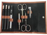 Set Per La Cura Delle Unghie 8 Pezzi In Vera Pelle | Manicure Pedicure | Solingen | Germany Bronzo