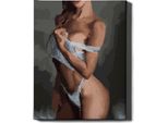 Oh Art! - Set Per Dipingere Con I Numeri - 40X50Cm, Con Cornice In Legno E Pennelli Fai Da Te