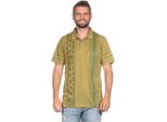 Herren Poloshirt Sommer Polo-Hemd Kurzarm Oliv/M