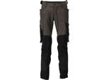 Pantaloni Con Tasche Al Ginocchio Antracite Scuro/Nero, Taglia 82 C45 Mascot 23179-311-1809