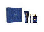 Versace Pour Homme Dylan Blue Eau De Toilette, 100 Ml + Gel Doccia, 150 Ml + Eau De Toilette, 10 Ml