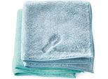 Panno Per La Pulizia Tupperware Dustfree Fibrepro Azzurro + Menta In Materiale Riciclato