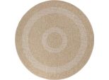 Tappeto Per Esterni Comilla Beige 80 Cm Rotondo