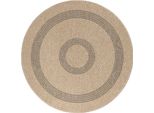 Tappeto Per Esterni Comilla Nero 80 Cm Rotondo