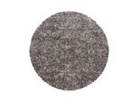 Tappeto A Pelo Alto Enjoy Beige 200 Cm Rotondo
