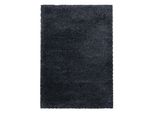 Tappeto A Pelo Alto Fluffy Antracite 60 X 110 Cm