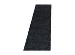 Tappeto A Pelo Alto Fluffy Antracite 80 X 250 Cm