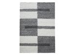 Tappeto A Pelo Alto Gala Grigio Chiaro 280 X 370 Cm