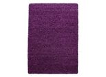Tappeto A Pelo Alto Life Purple 160 Cm X 230 Cm