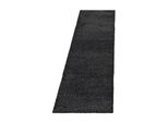 Tappeto A Pelo Alto Fluffy Grey 80 X 250 Cm