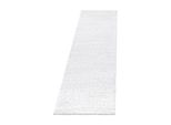 Tappeto A Pelo Alto Fluffy White 80 X 250 Cm