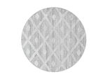Tappeto A Pelo Alto Pisa Grey 160 Cm Rotondo
