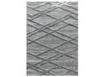Tappeto A Pelo Alto Pisa Grey 140 X 200 Cm