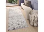 Tappeto Tapiso Sky Modern Grey Cream OEKO-TEX 120 X 300 Cm