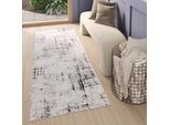 Tappeto Tapiso Sky Modern Grey Cream OEKO-TEX 100 X 250 Cm