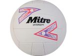 Mitre Netball Intercept Bianco-Viola-Rosa Taglia 4 Grip Resistente