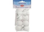 Palle Di Neve Decorative, 8 Pezzi.