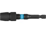 Porta Bit Per Avvitatore Da 76 Mm, Makita, Porta Bit Magnetico Rinforzato, Uso Professionale A Percussione, Design Robusto, Colore Nero