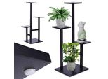 Vilde Portafiori Scala Per Piante Portafiori Colonna Per Piante Scaffale Per Vasi Da Fiori In Metallo 4 Livelli 84 Cm