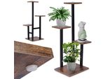 Vilde Portafiori Scala Per Piante Portafiori Colonna Per Piante Scaffale Per Vasi Da Fiori In Metallo 4 Livelli 84 Cm