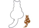 Tagliabiscotti In Acciaio A Forma Di Gatto 8,5 Cm