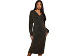 Principles - Vestito Midi Da Donna A Pipistrello DH7818 (38 It) (Oro)