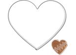 Tagliabiscotti A Forma Di Cuore In Acciaio 9,5 Cm