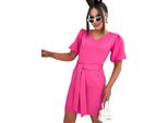 Abito Donna Di Media Lunghezza; Fucsia/L/40