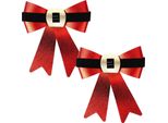 Fiocco Decorativo Natalizio 15X17 Cm 2 Pz.
