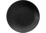 Piatto Piano In Ceramica Nera 27 Cm