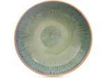 Piatto Fondo In Ceramica, Verde, Glaze, 20,5 Cm, 900 Ml