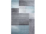 Tappeto A Pelo Corto Lucca Blue 140 X 200 Cm