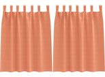 Vidaxl Tende Oscuranti Con Anelli 2 Pezzi Terracotta 140 X 140 Cm