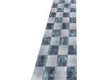 Tappeto A Pelo Corto Ottawa Blue 80 X 250 Cm