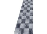 Tappeto A Pelo Corto Ottawa Grey 80 X 250 Cm