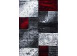 Tappeto A Pelo Corto Hawaii Red 160 Cm X 230 Cm