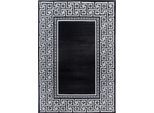 Tappeto A Pelo Corto Parma Black 80 X 150 Cm