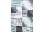Tappeto A Pelo Corto Hawaii Blue 80 X 150 Cm