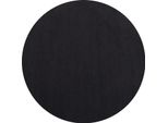 Tappeto A Pelo Corto Sky Nero 160 Cm Rotondo