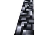 Tappeto A Pelo Corto Miami Black 80 X 300 Cm