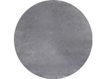 Tappeto A Pelo Corto Sky Grey 120 Cm Rotondo